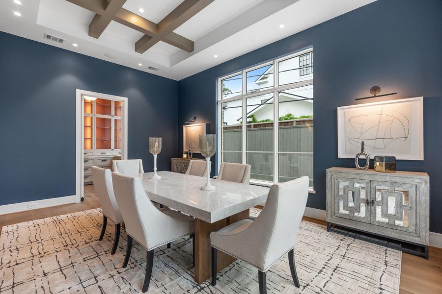 Furnished interior view inside a new home in , Houston (Image 6).