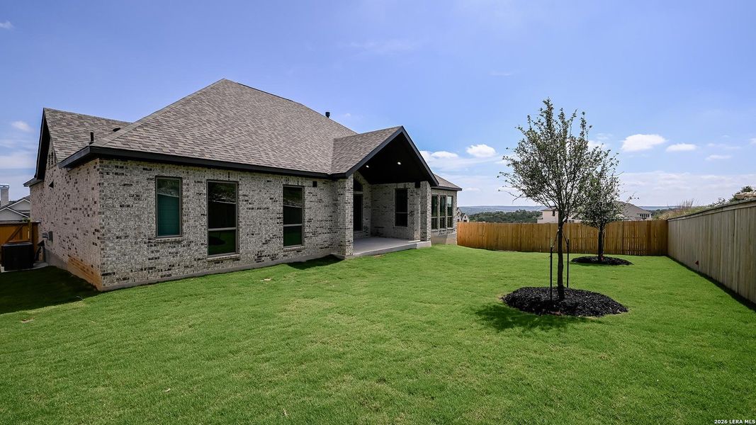 Exterior details and patio area of a home in Johnson Ranch, Bulverde (Image 3). Exterior details and patio area of a home in Johnson Ranch, Bulverde (Image 3).