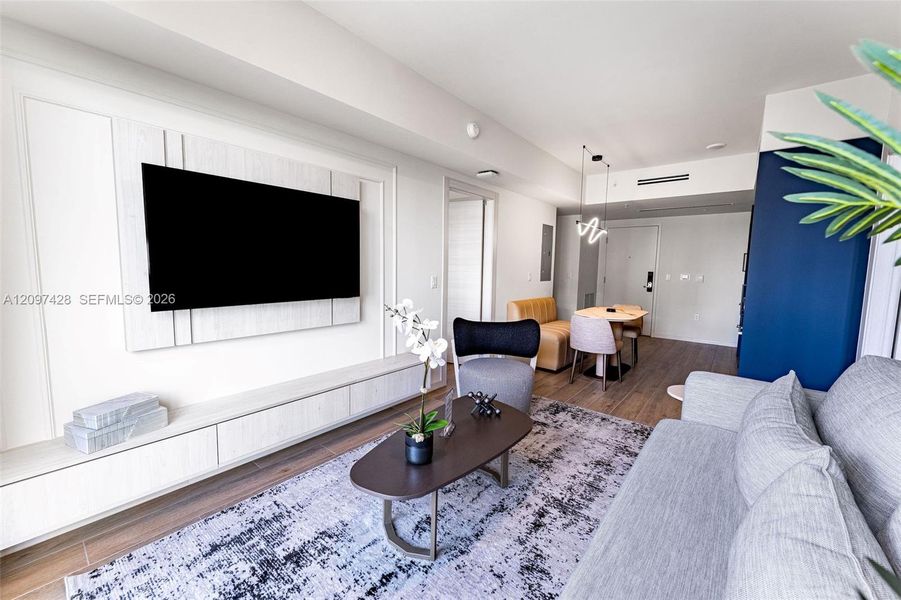 Furnished interior view inside a new home in , Coral Gables (Image 16).