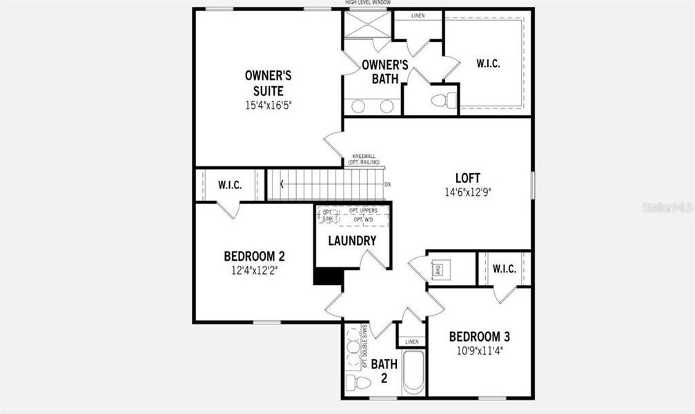 Redwood Floorplan - Second Floor