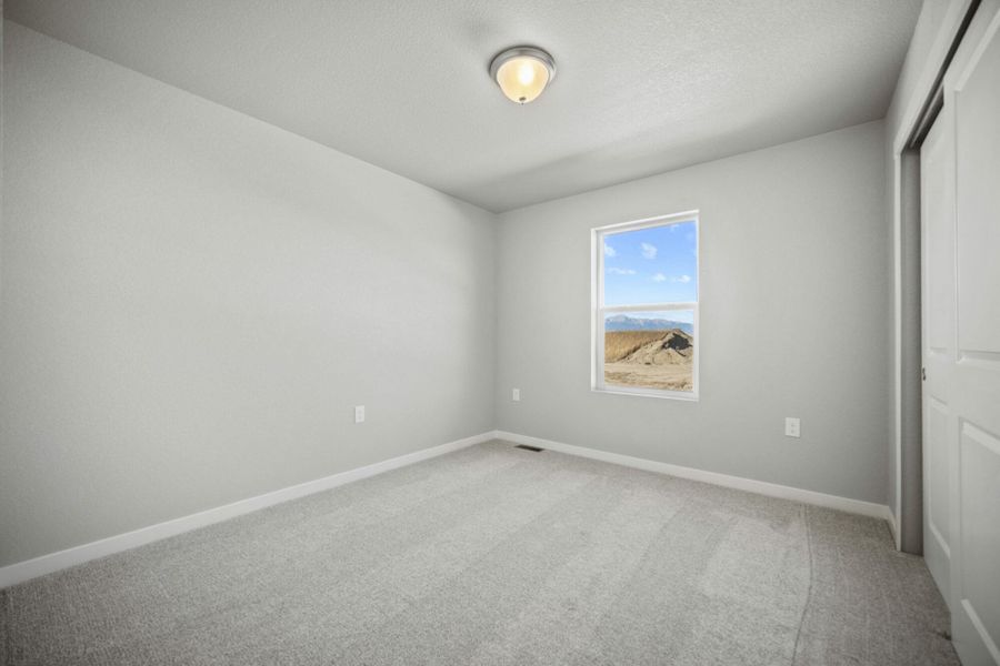 Representative unfurnished interior of a home built from the Cheyenne by View Homes in Aspen Meadows – Townhomes, Colorado Springs (Image 12). Representative unfurnished interior of a home built from the Cheyenne by View Homes in Aspen Meadows – Townhomes, Colorado Springs (Image 12).