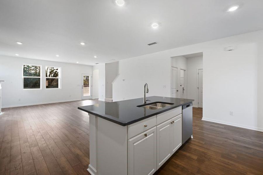Furnished interior view inside a new home in Windance Lake, Loganville (Image 7).