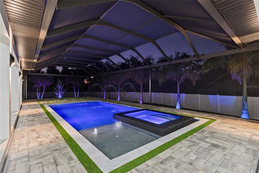 Exterior details and patio area of a home in , Tampa (Image 45).