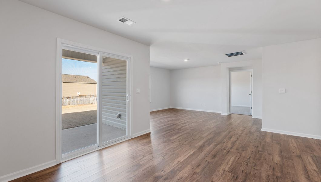 Representative unfurnished interior of a home built from the CALI by D.R. Horton in Waverly Station, Greenwood (Image 16).