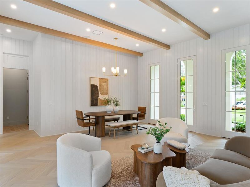 Furnished interior view inside a new home in , Winter Park (Image 54).