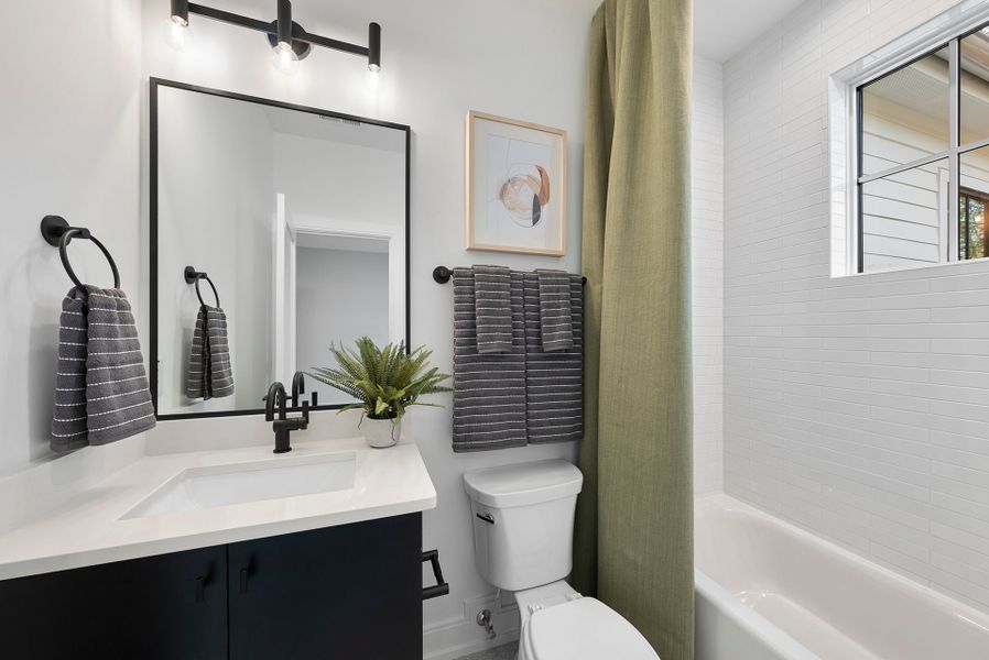 Representative furnished interior of a home built from the Eloise by Homes by Dickerson in The Founding at Blue Ridge, Raleigh (Image 22).