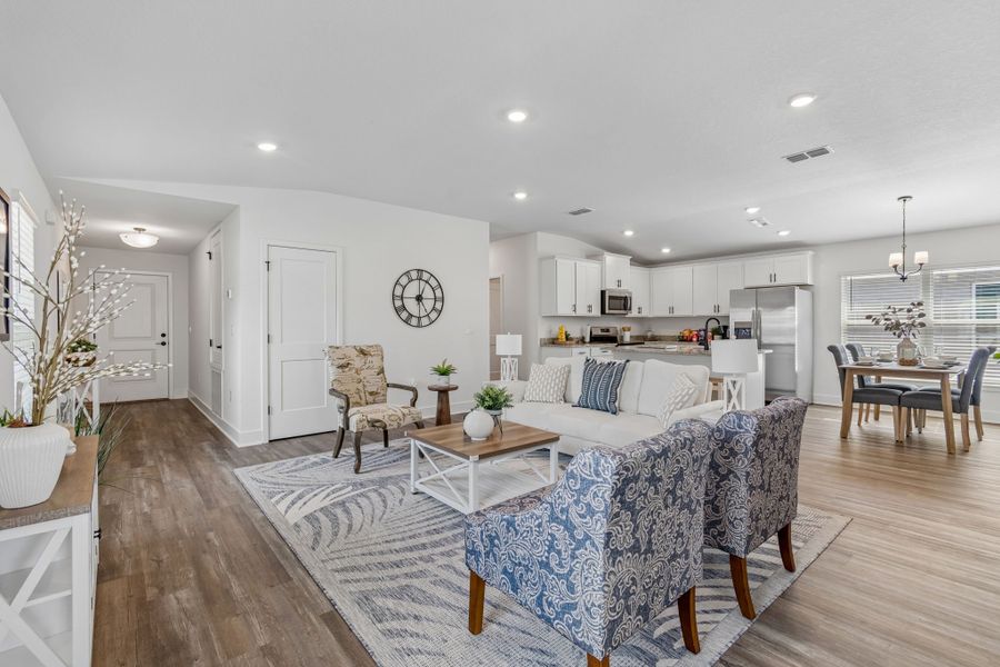 Representative furnished interior of a home built from the 1515 by Adams Homes in Winding Oaks, Weeki Wachee (Image 10).