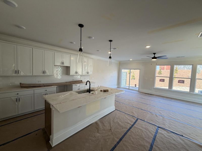 In-progress construction of a new home in Villas at Dawsonville Townhomes, Dawsonville, GA (Image 5).