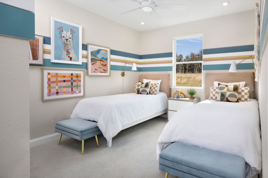 Representative furnished interior of a home built from the Hawkin by Mattamy Homes in Lakes at Bella Lago, Green Cove Springs (Image 13).