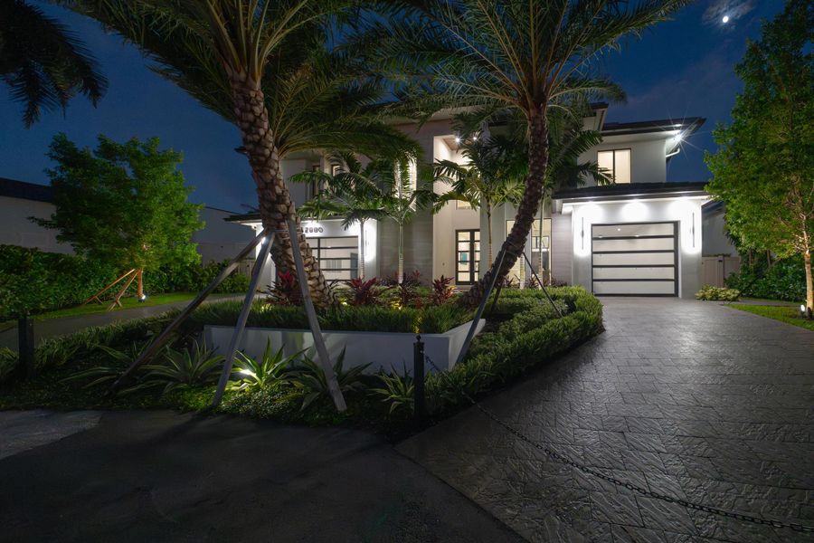 Front exterior of a new home in , Pompano Beach, FL, highlighting curb appeal (Image 30). Front exterior of a new home in , Pompano Beach, FL, highlighting curb appeal (Image 30).