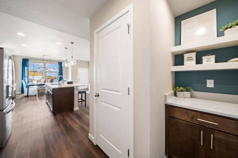 Representative furnished interior of a home built from the The Bayberry by Challenger Homes in Sky Ranch - Highland Collection, Watkins (Image 9).
