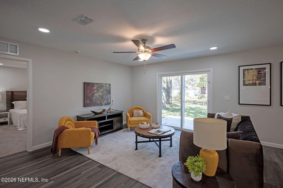 Furnished interior view inside a new home in , Jacksonville (Image 36).