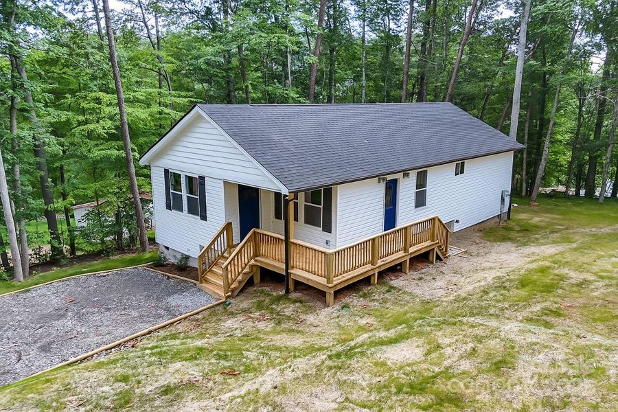 Front exterior of a new home in , Candler, NC, highlighting curb appeal (Image 27).