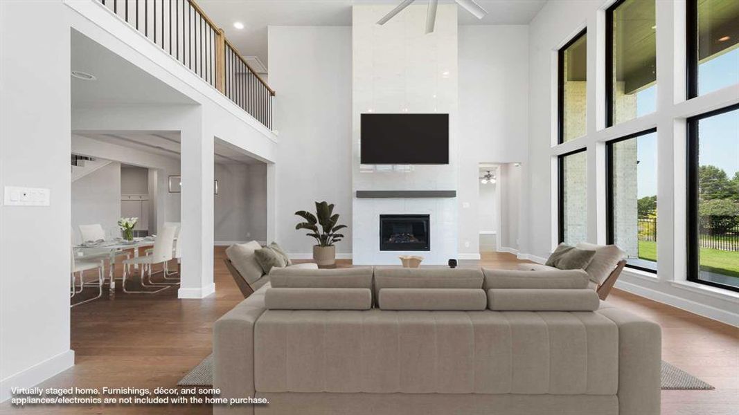 Furnished interior view inside a new home in Terraces 82'/100', Rockwall (Image 10).