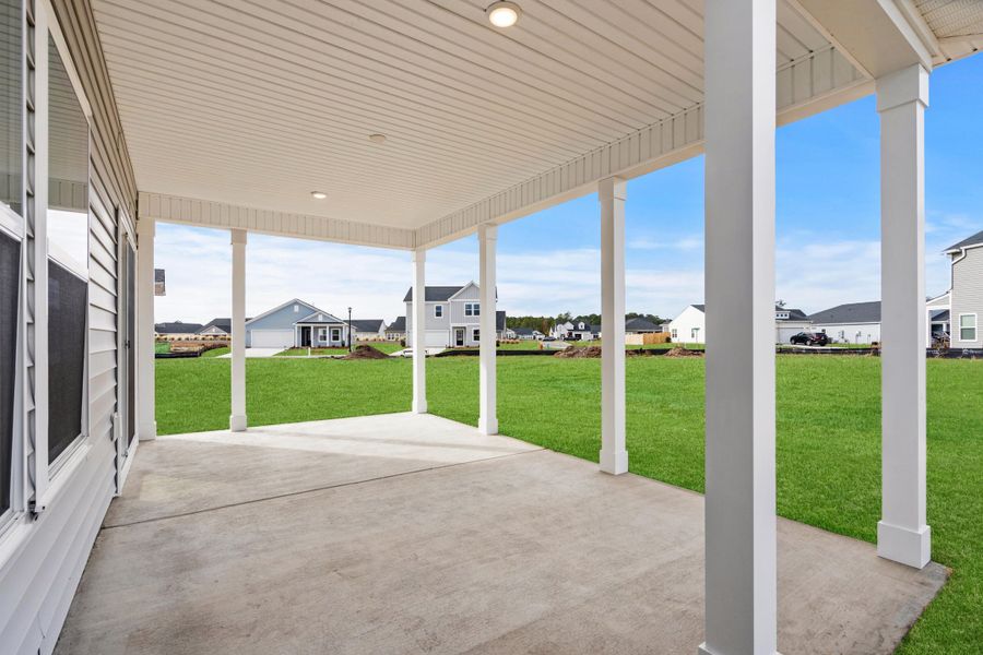 Exterior details and patio area of a home in Watson Hill, Summerville (Image 2).