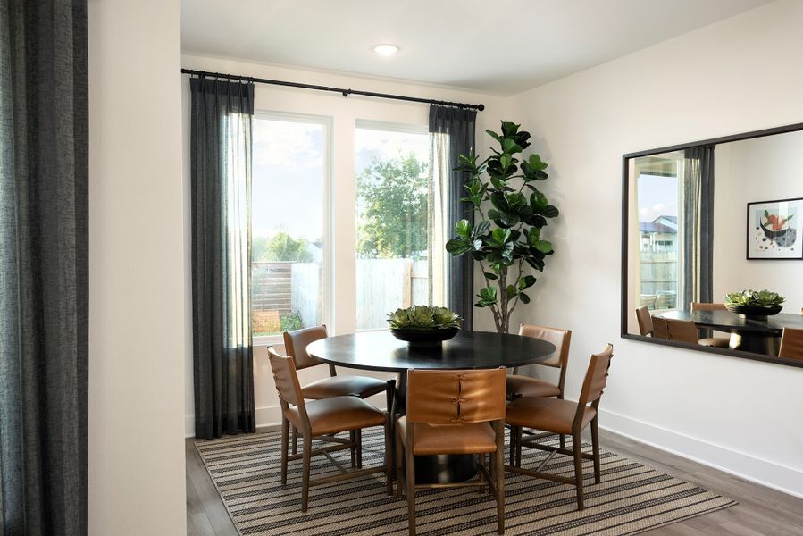 Representative furnished interior of a home built from the 4054 by Risewell Homes in Parkton Square, Kyle (Image 11).