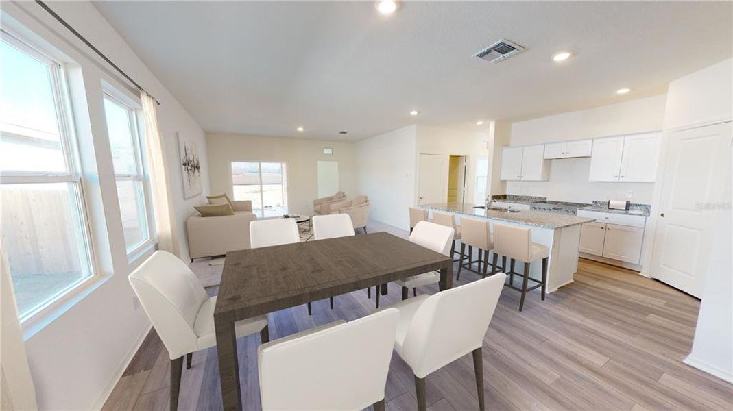 Furnished interior view inside a new home in Vista Walk, Dade City (Image 5).