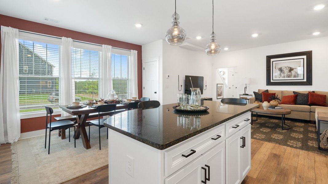 Kitchen of the Rochester Design by DRB Homes