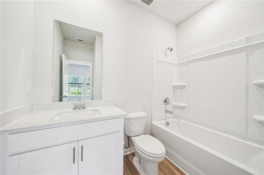 Furnished interior view inside a new home in Preserve at Mountain Creek, Pendergrass (Image 12).