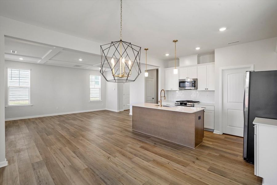 Furnished interior view inside a new home in Sweetbrier, Durham (Image 7).