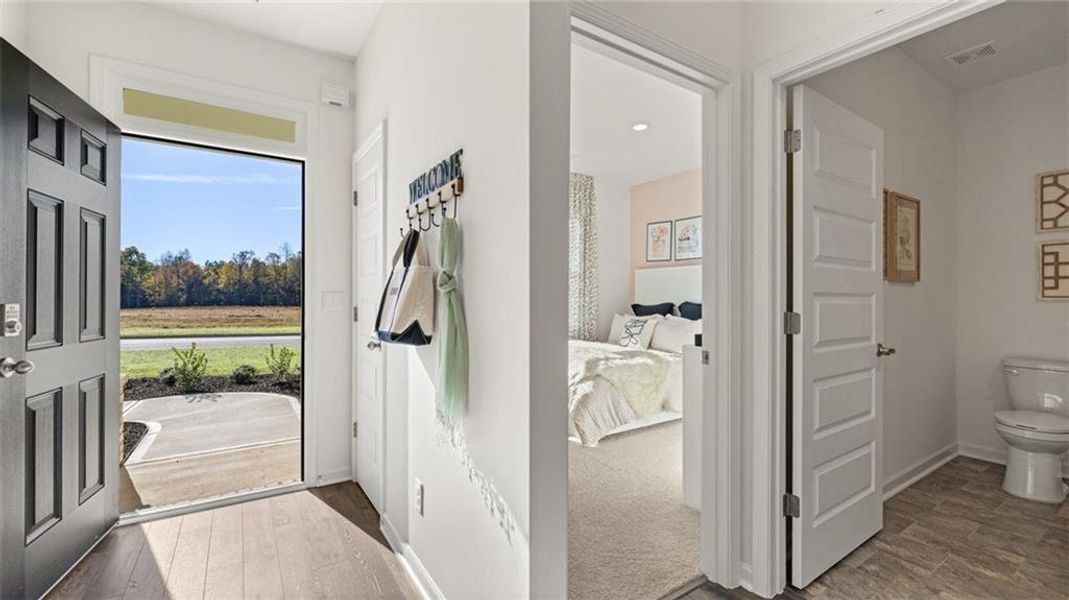 Furnished interior view inside a new home in Jackson Landing, Jefferson (Image 6).