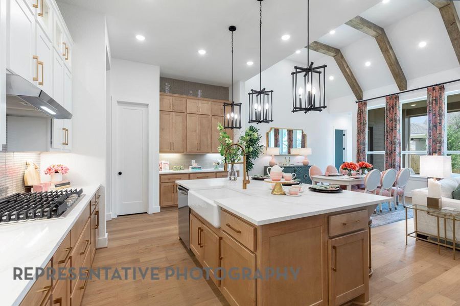 Furnished interior view inside a new home in Palmera Ridge: 60ft. lots, Leander (Image 16). Furnished interior view inside a new home in Palmera Ridge: 60ft. lots, Leander (Image 16).