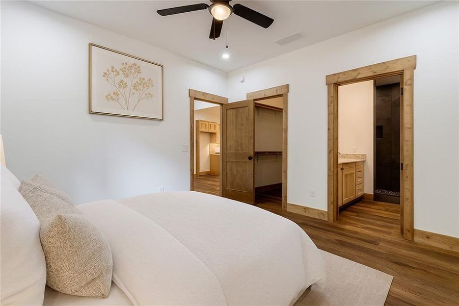Furnished interior view inside a new home in , Ellijay (Image 16).