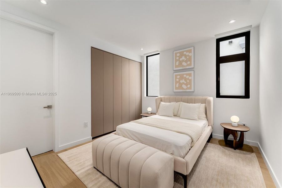 Furnished interior view inside a new home in , Miami (Image 17). Furnished interior view inside a new home in , Miami (Image 17).