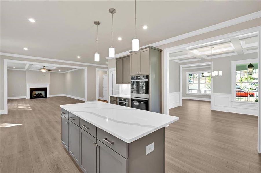 Furnished interior view inside a new home in Ford Landing, Acworth (Image 4).