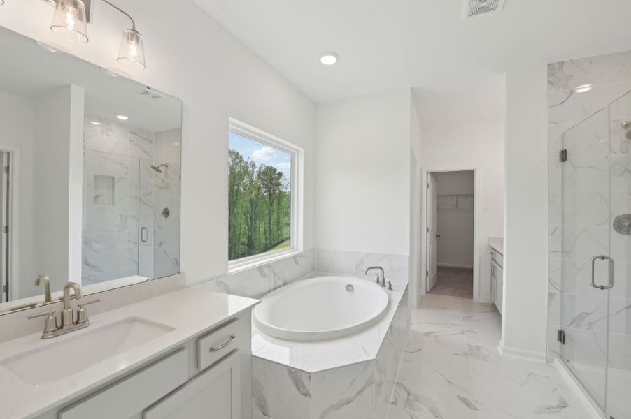Representative furnished interior of a home built from the Jordan by Ashton Woods in Crescent Mills, Wilson's Mills (Image 6).
