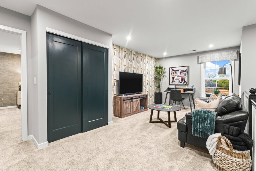 Furnished interior view inside a new home in Sage Woods, Dallas (Image 17).
