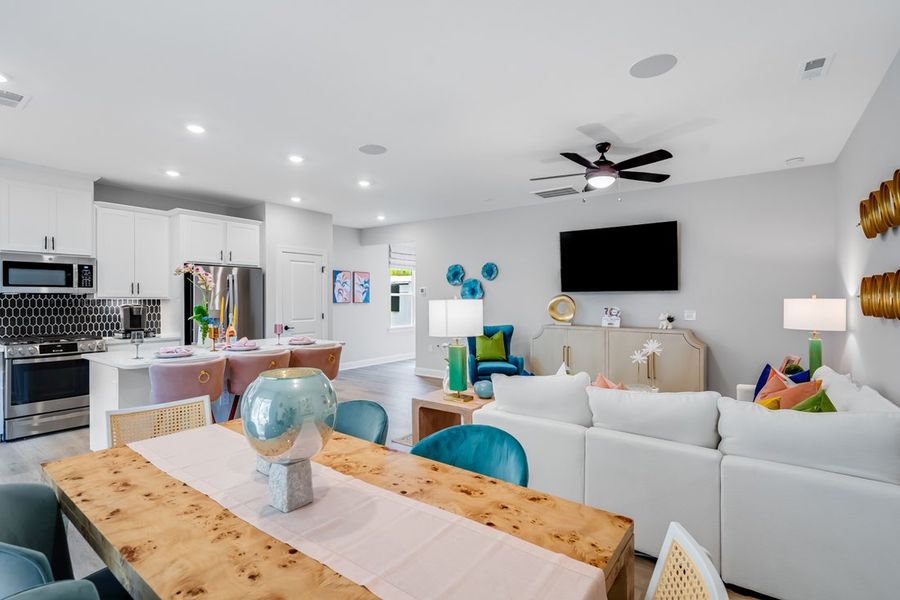 Representative furnished interior of a home built from the Willow by Taylor Morrison in Magnolia Townes, Wendell (Image 16). Representative furnished interior of a home built from the Willow by Taylor Morrison in Magnolia Townes, Wendell (Image 16).