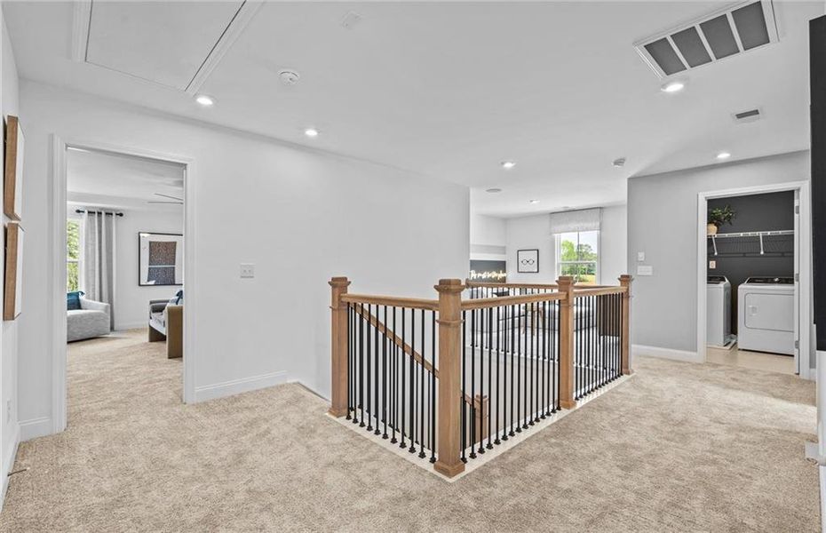 Furnished interior view inside a new home in Briar Creek, Atlanta (Image 8).