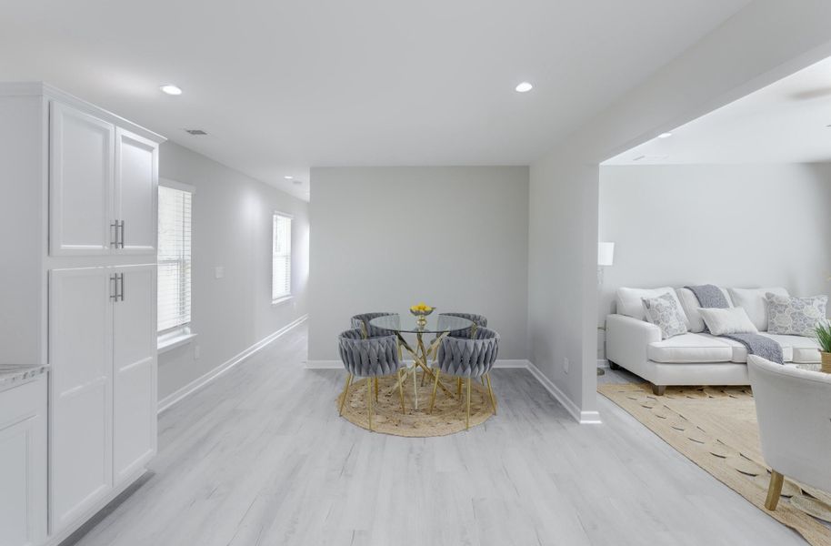 Furnished interior view inside a new home in , Walterboro (Image 9). Furnished interior view inside a new home in , Walterboro (Image 9).