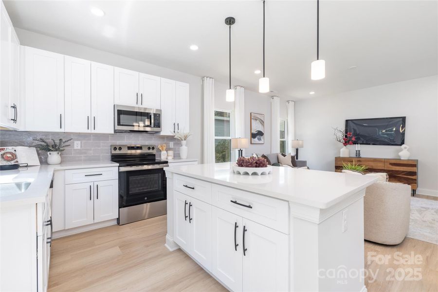 Furnished interior view inside a new home in , Charlotte (Image 15).