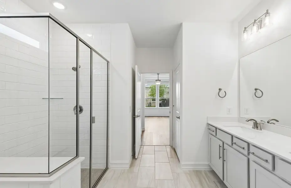 Furnished interior view inside a new home in Del Webb at Trinity Falls, McKinney (Image 9).