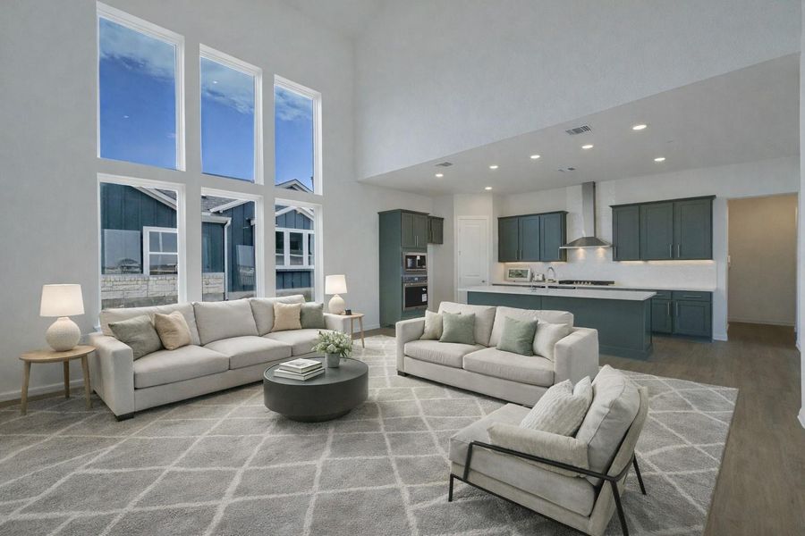 *Virtually Staged Family Room*