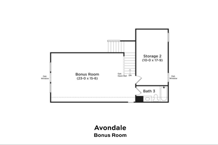 2D floor plan layout of this home in Chestnut Farms, Longs, SC (Image 4).