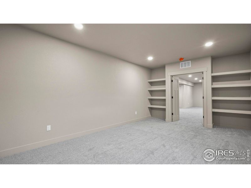 Bonus room in basment would make a great office or theatre room Bonus room in basment would make a great office or theatre room