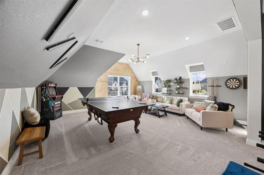 Furnished interior view inside a new home in Somercrest, Midlothian (Image 27).