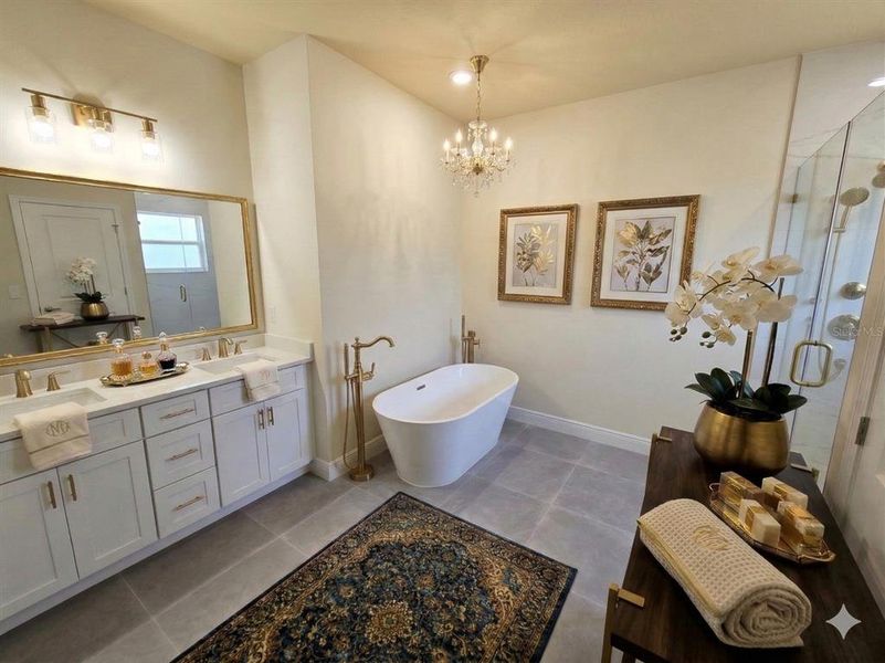 Furnished interior view inside a new home in , Ocala (Image 16).