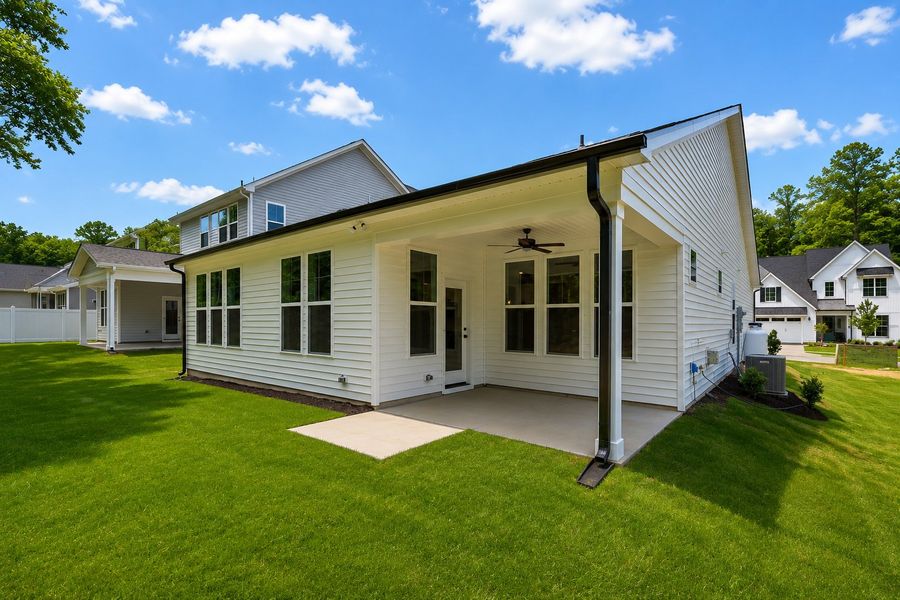 Representative exterior details of a home built from the The Ellery by RobuckHomes in Baylee Ridge, Selma (Image 36).