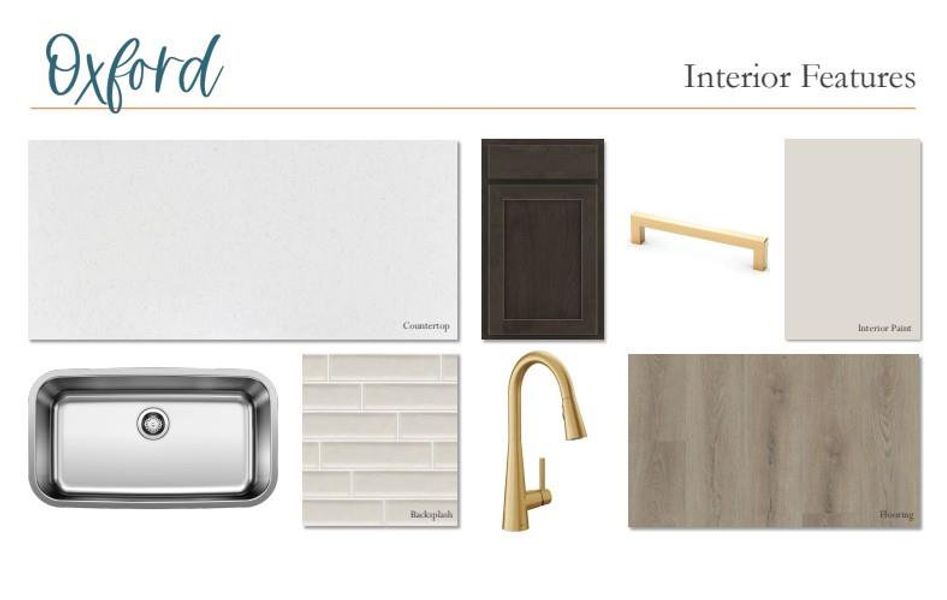 Sample of building materials used in homes in The Cottages at Lariat, Liberty Hill (Image 14).