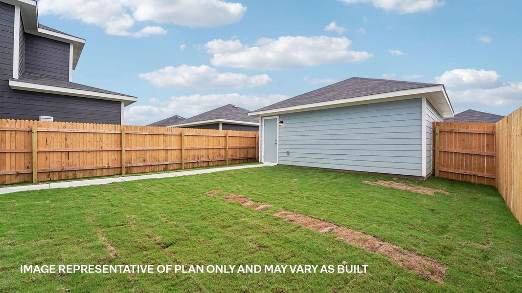 Exterior details and patio area of a home in Valverde, Bastrop (Image 21). Exterior details and patio area of a home in Valverde, Bastrop (Image 21).