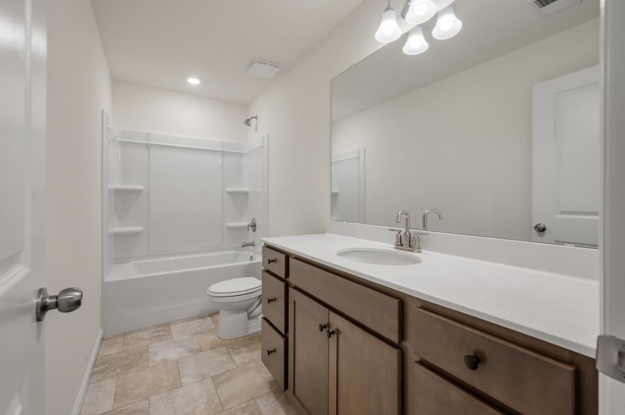 Furnished interior view inside a new home in The Landings at Montague, Goose Creek (Image 17).