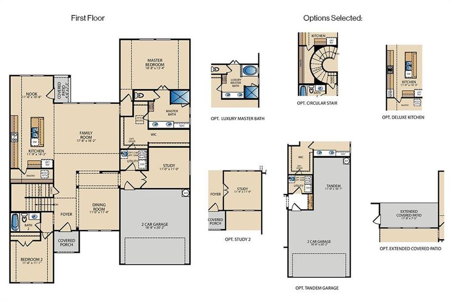 1005 Butterfly Ln - First Floor Plan