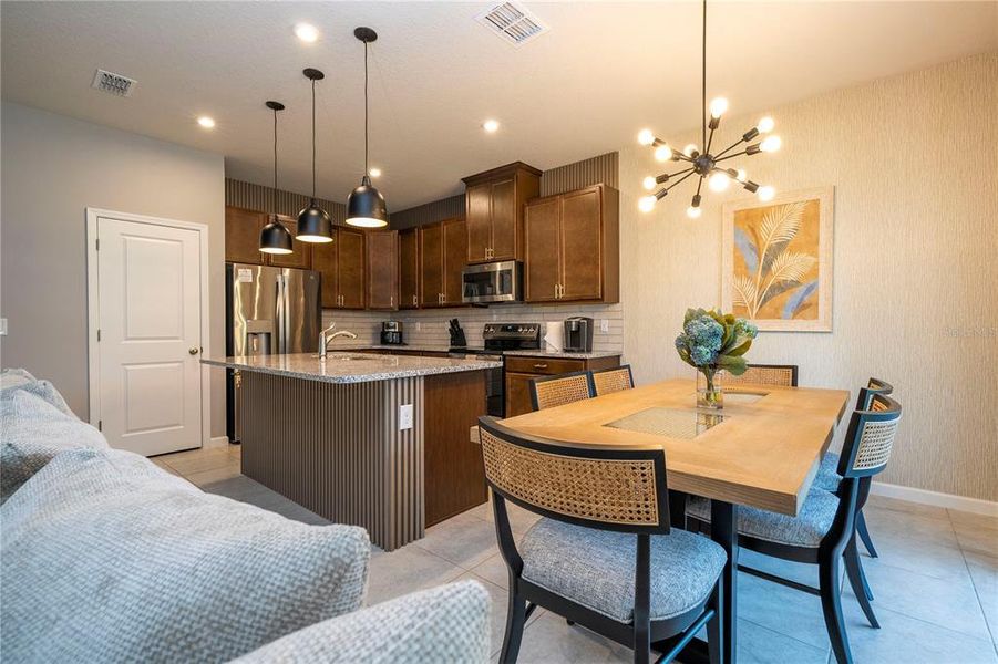 Furnished interior view inside a new home in , St. Cloud (Image 6).