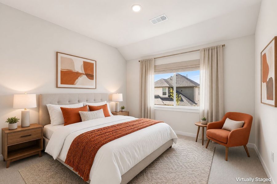 Furnished interior view inside a new home in Woodbridge Townhomes, Wylie (Image 33).