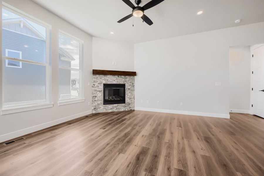 Plan C410 Representative Photo - Living Room