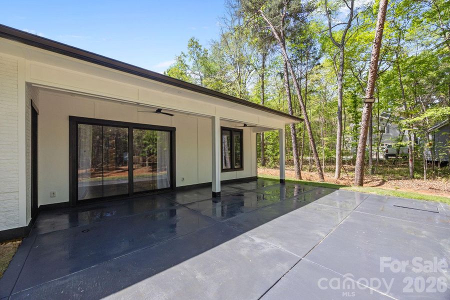 Exterior details and patio area of a home in , Charlotte (Image 25).